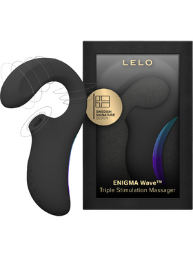 LELO: Enigma Wave, Trippelstimulerende Vibrator, svart