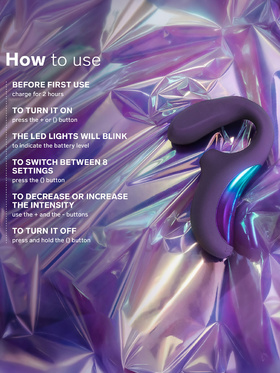 LELO: Enigma Wave, Trippelstimulerende Vibrator, svart