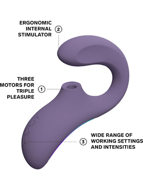 LELO: Enigma Wave, Trippelstimulerende Vibrator, lilla
