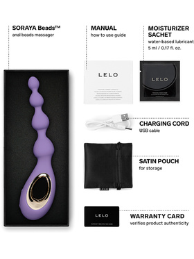 LELO: Soraya Beads, Vibrerende Analkuler, lilla