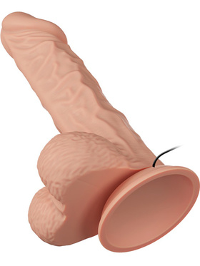 Beautiful Buraq: Glide & Slide-Skin Vibrating Dildo, 24 cm