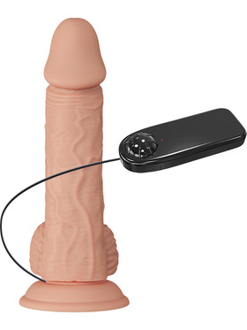 Beautiful Catoblepas: Glide & Slide-Skin Vibrating Dildo, 21 cm