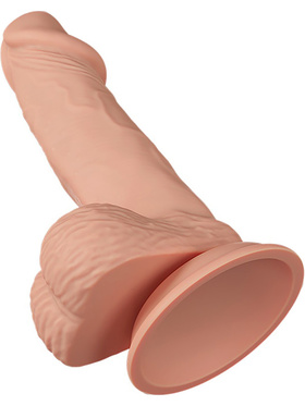 Beautiful Zebulon: Glide & Slide-Skin Dildo, 19 cm