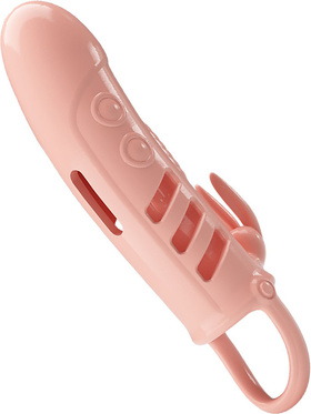 Pretty Love: Sloane, Penis Sleeve Rabbit Vibrator, hudfarget