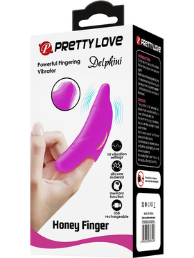 Pretty Love: Honey Finger, Delphini Fingering Vibrator, lilla