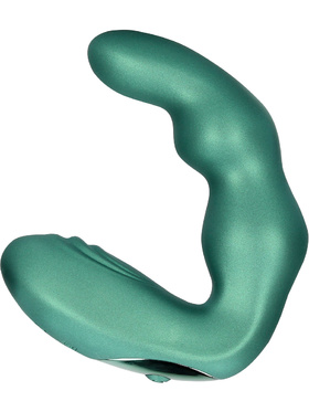 Ouch!: Bent Vibrating Prostate Massager with Remote