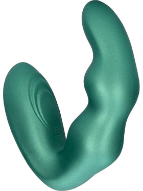 Ouch!: Bent Vibrating Prostate Massager with Remote