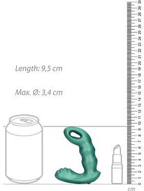 Ouch!: Beaded Vibrating Prostate Massager with Remote