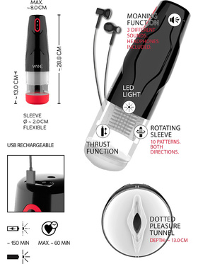 WYNE: Thrusting, Rotating & Moaning Masturbator 05