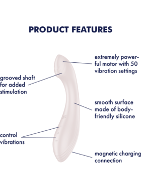 Satisfyer: G-Force, G-Spot Vibrator, beige