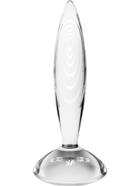 Satisfyer: Sparkling Crystal, Glass Dildo, gjennomsiktig