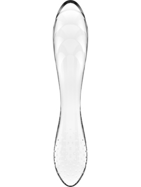 Satisfyer: Dazzling Crystal 1, Glass Dildo, gjennomsiktig