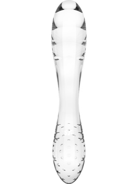 Satisfyer: Dazzling Crystal 1, Glass Dildo, gjennomsiktig