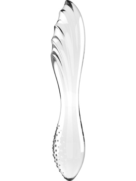 Satisfyer: Dazzling Crystal 1, Glass Dildo, gjennomsiktig