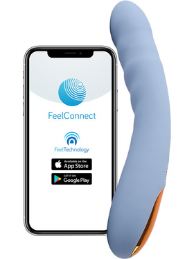 Svakom Connexion: Ava Neo, Interactive Thrusting Vibrator, blå