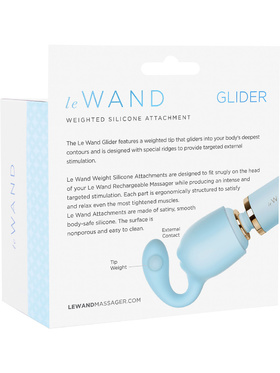 Le Wand: Glider, Weighted Silicone Attachment