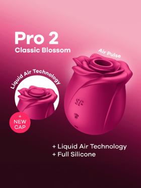 Satisfyer: Pro 2 Classic Blossom, Air Pulse Vibrator