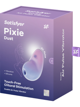 Satisfyer: Pixie Dust, Double Air Pulse Vibrator, lilla/rosa