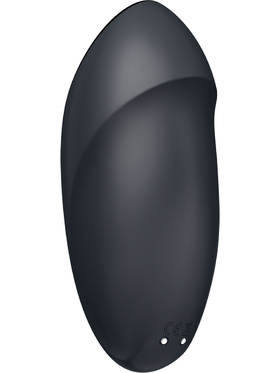 Satisfyer: Tap & Climax 1, Lay-On Vibrator, svart