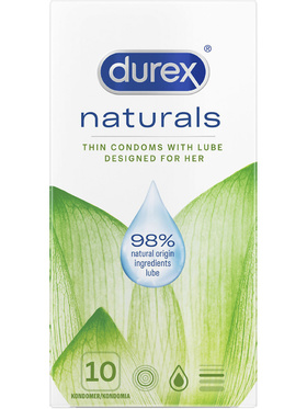 Durex: Naturals Condoms, 10 stk