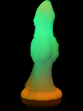 Creature Cocks: Galactic Cock, Alien Glow Silicone Dildo