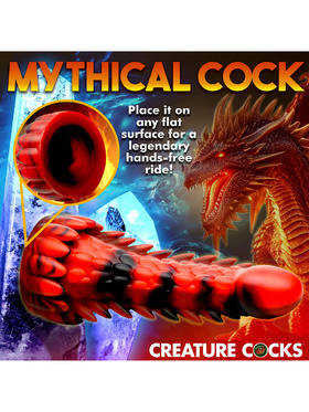 Creature Cocks: Demon Rising, Scaly Dragon Silicone Dildo