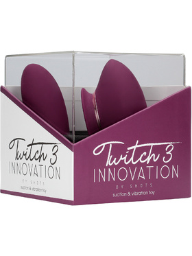 Innovation: Twitch 3, Suction & Vibration Toy, lilla