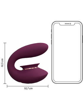 Innovation: Twitch 3, Suction & Vibration Toy, lilla