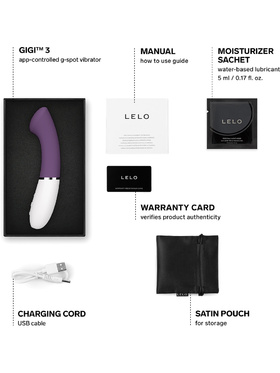 LELO: Gigi 3, App-Controlled G-Spot Vibrator, lilla