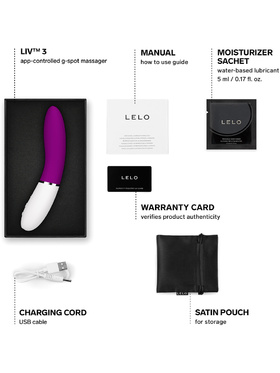 LELO: Liv 3, App-Controlled G-Spot Vibrator, rosa