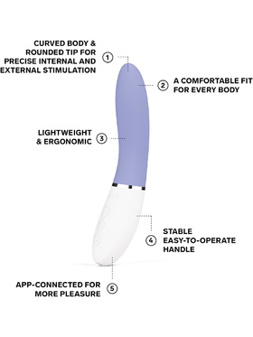 LELO: Liv 3, App-Controlled G-Spot Vibrator, lyslilla