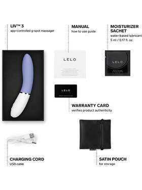 LELO: Liv 3, App-Controlled G-Spot Vibrator, lyslilla