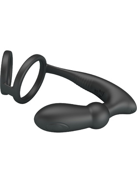 Pretty Love: Emoni, Cock Rings with Thumping Plug