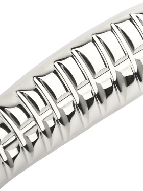 Mr Steel: Devil's Tongue Dildo, sølv