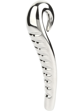 Mr Steel: Devil's Tongue Dildo, sølv