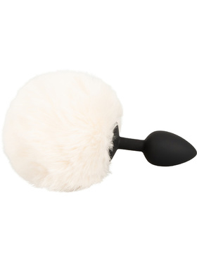 You2Toys: Fluffy Bunny Tail Butt Plug, small, hvit