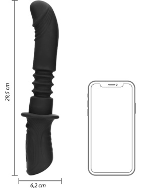 Ouch!: Handheld Silicone Thrusting Vibrator