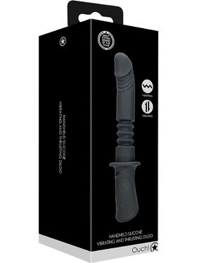 Ouch!: Handheld Silicone Thrusting Vibrator