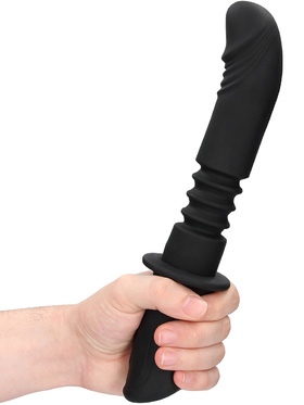 Ouch!: Handheld Silicone Thrusting Vibrator