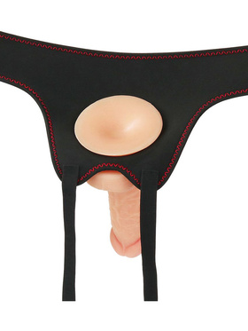 LoveToy: Easy StrapOn Set, 18 cm, lys