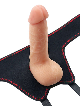 LoveToy: Easy StrapOn Set, 18 cm, lys