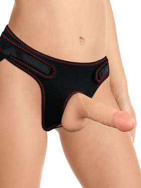 LoveToy: Easy StrapOn Set, 18 cm, lys