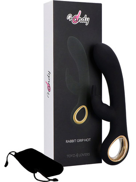 Toyz4Lovers: Handy Rabbit Grip Hot Vibrator, svart