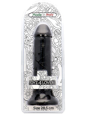 Toyz4Lovers: Made in Italy, Samson XXL Dildo, 28.5 cm, svart