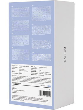 Svakom: Echo 2, Flexible Finger Vibrator, blå