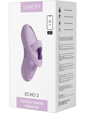 Svakom: Echo 2, Flexible Finger Vibrator, rosa