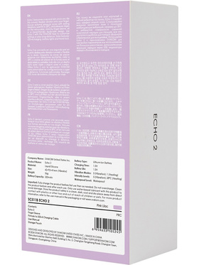 Svakom: Echo 2, Flexible Finger Vibrator, rosa