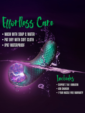 Blush Temptasia: Enchanted Serpent, Dual Ended Vibrator
