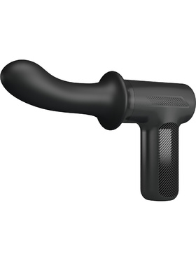 Pretty Love: DJ Doctor, Massage Gun with Dildo, svart