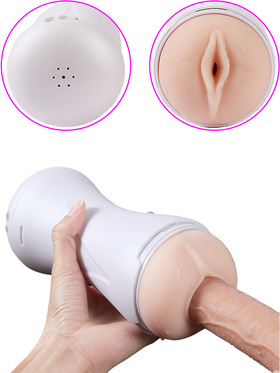 Mistress: Happy Sport, Vibrating Masturbator with Moaning